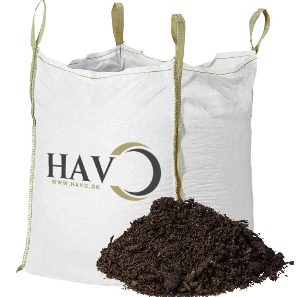 Muldjord med varmebehandlet