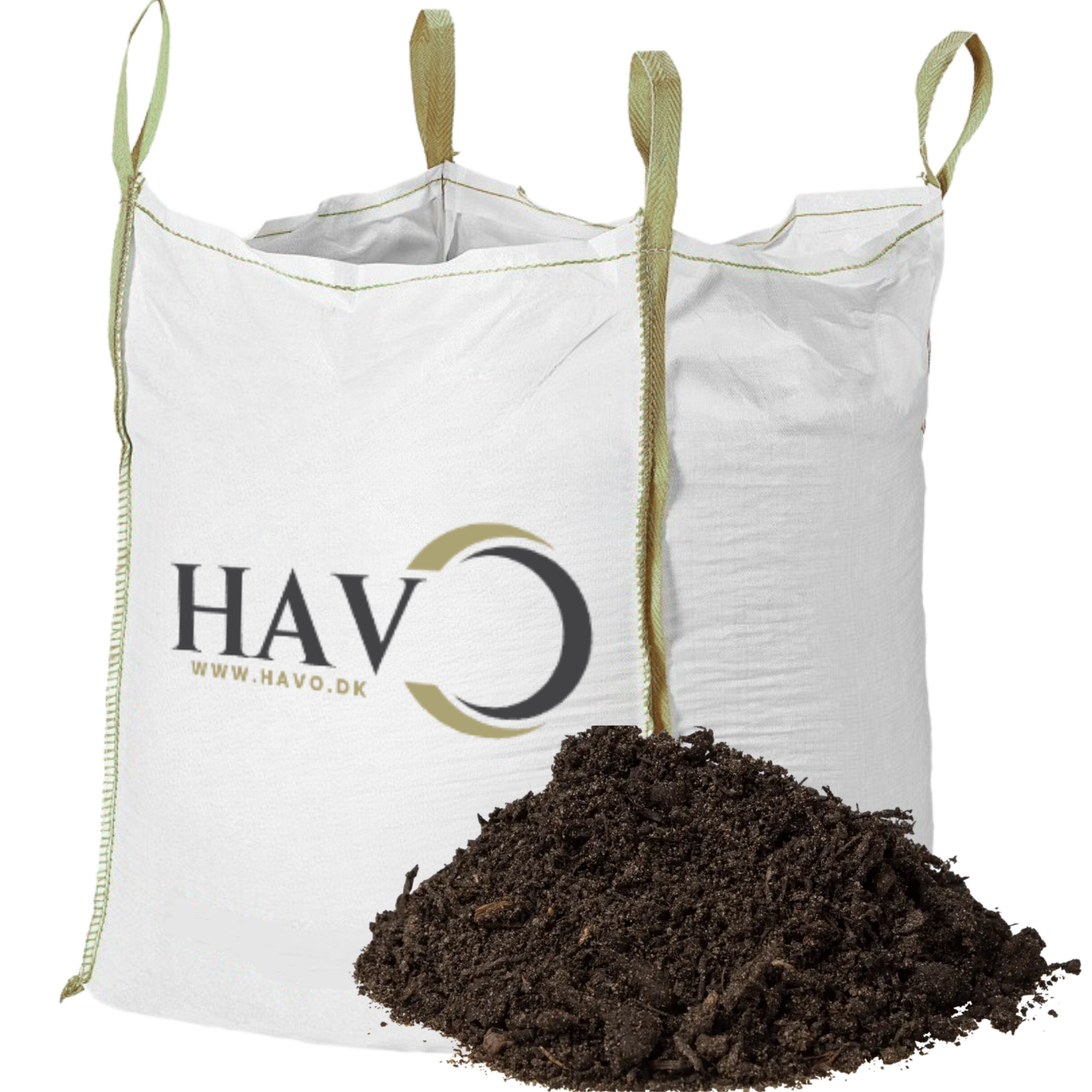 Muldjord med varmebehandlet