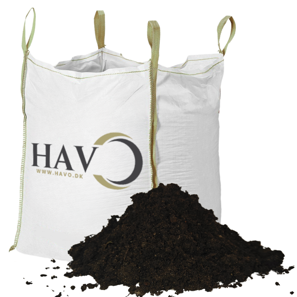 Harpet muld med varmebehandletkompost