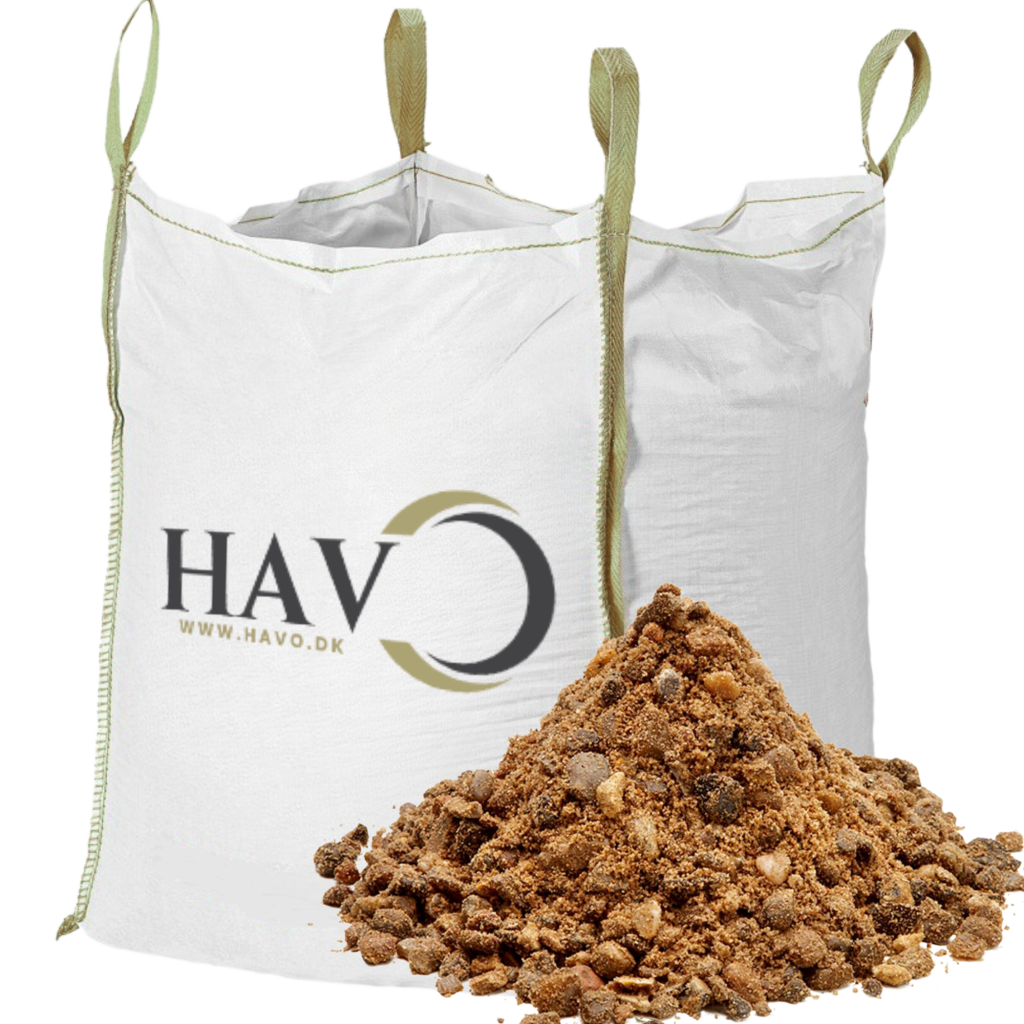 Bigbag med støbemix 0-16 mm