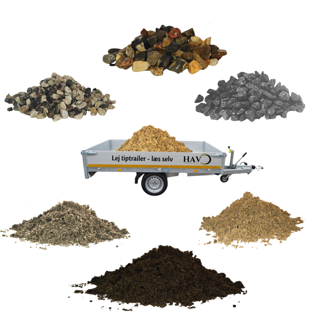 Sand, Jord og Grus i big bags