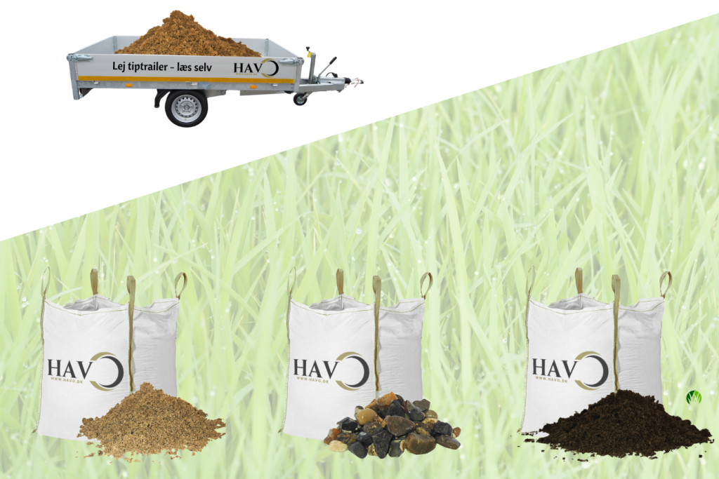 Bigbag, trailer salg, læs selv