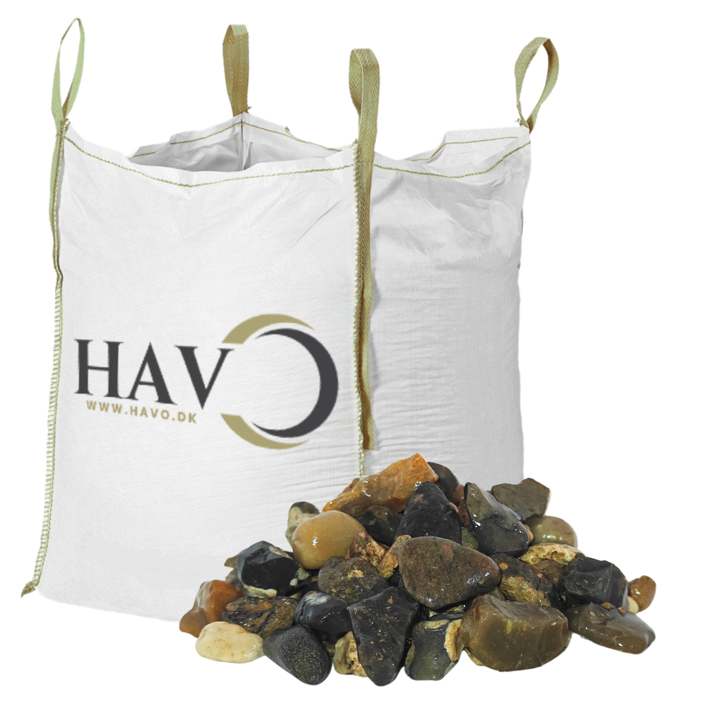 Nøddesten 16/32 mm varm naturmix