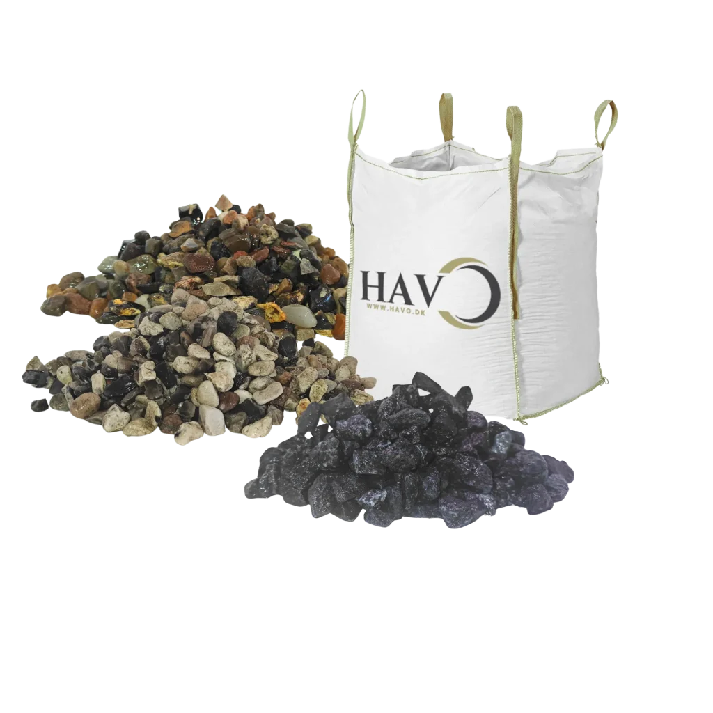 salg af sten i big bag