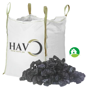 Granitskærver sort 11/16 big bag - Havo.dk